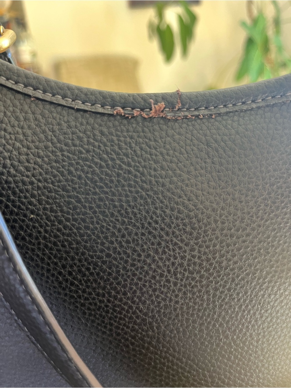 Coach Leather Tote Bag with gold tone hardware - Picture 12 of 15
